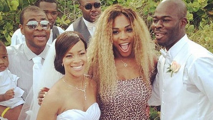 Hochzeit Serena Williams
 Wedding Crasher Serena Williams kam im Badeanzug