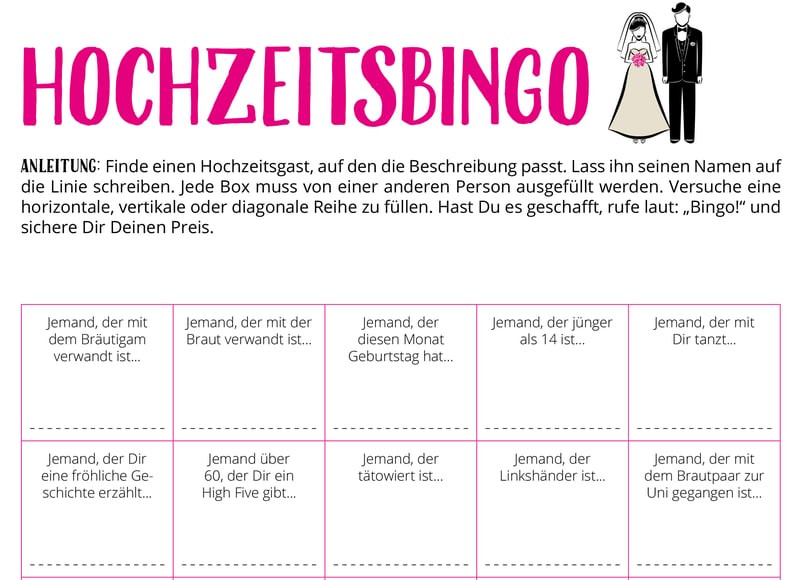 Hochzeit Spiele Kostenlos
 Hochzeitstag Ausmalbilder