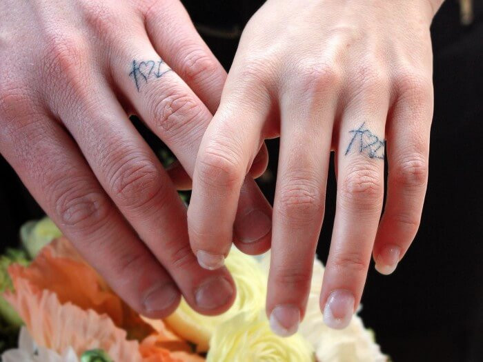 Hochzeit Tattoo
 Das Hochzeitstattoo tolle Alternative zum Ehering