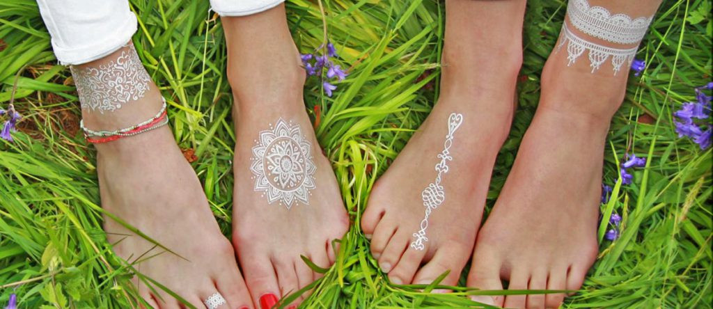 Hochzeit Tattoo
 Sommertrend Weiße Henna Tattoos
