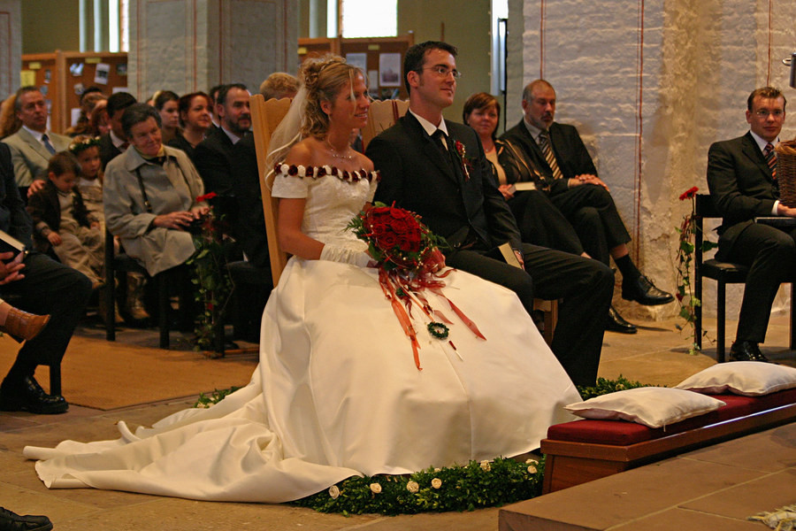 Hochzeit Trauung
 Kirchliche Trauung Foto & Bild