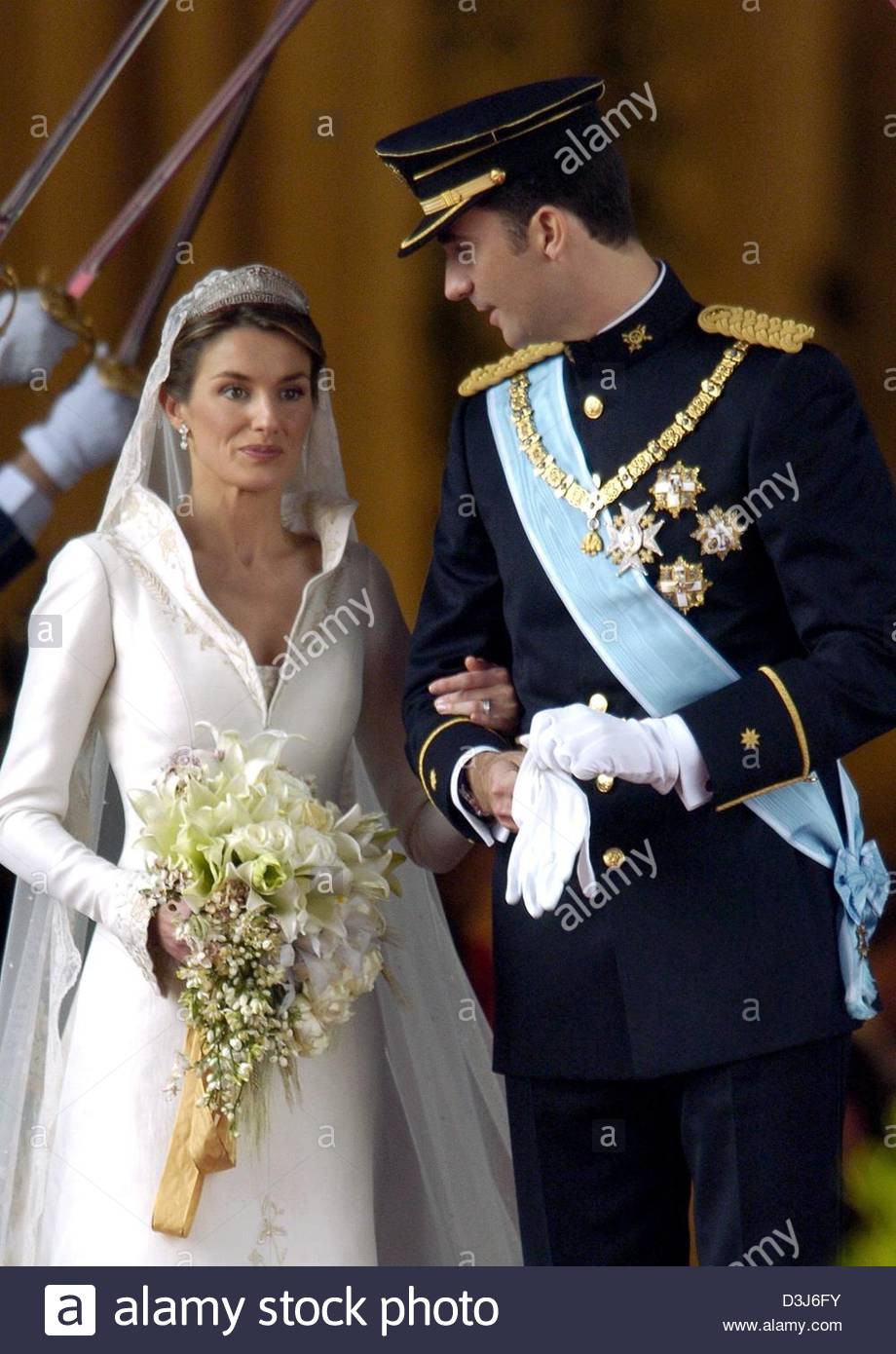 Hochzeit Überraschung Nach Kirche
 Dpa spanische Kronprinz Felipe L und seine Frau