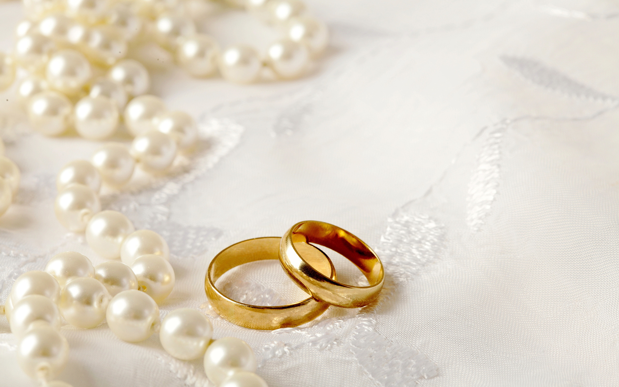 Hochzeit Wallpaper
 Fotos von Heirat Perlen Zwei Ring Großansicht Schmuck