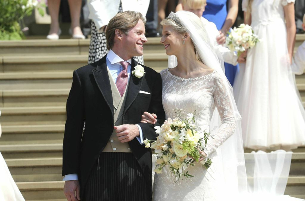 Hochzeit Windsor
 Royale Hochzeit in Windsor Lady Gabriella vor dem Altar