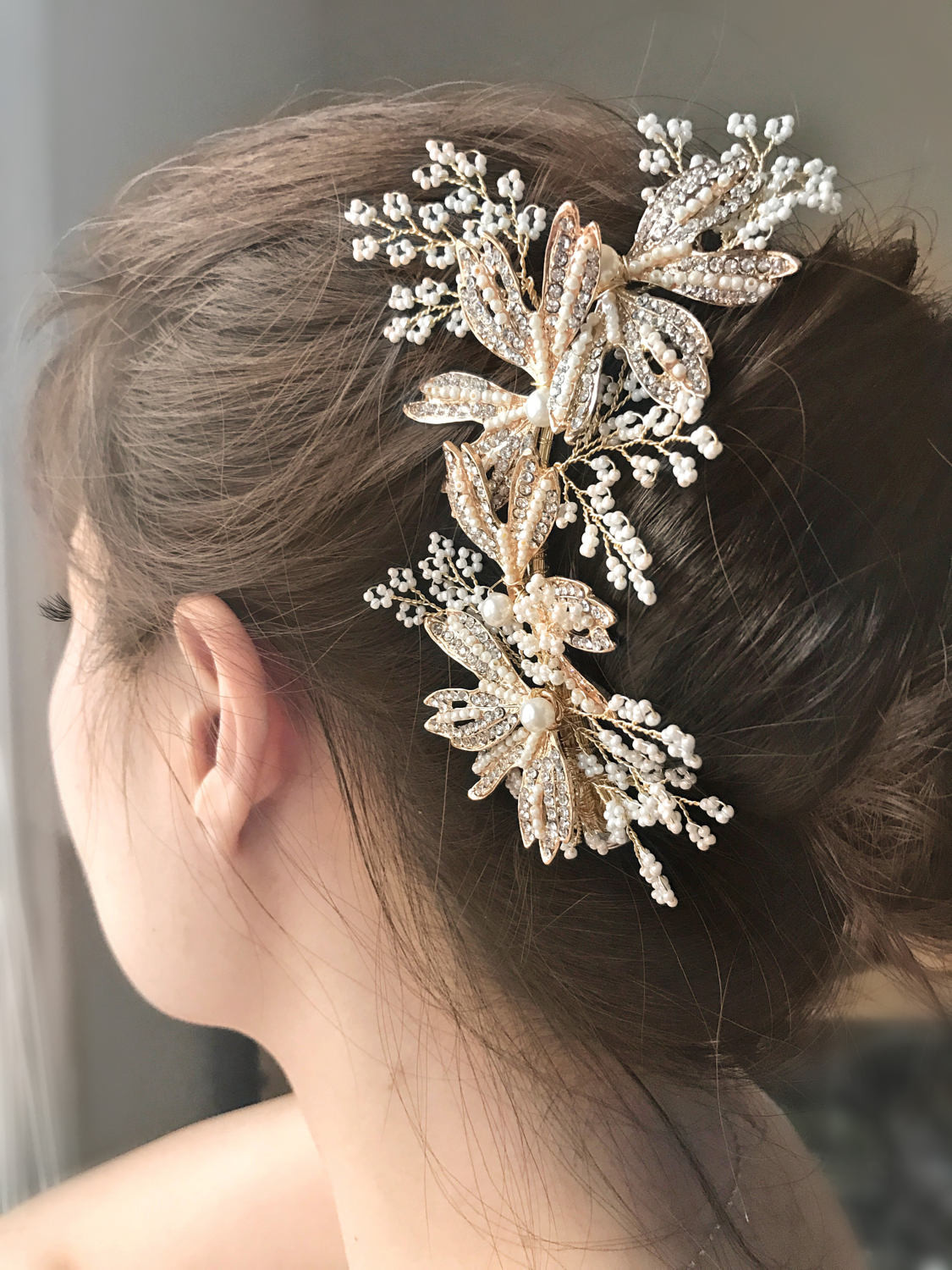 Hochzeit Zubehör
 Vintage Hochzeit Haar Stück Pin Strass Hochzeit Zubehör