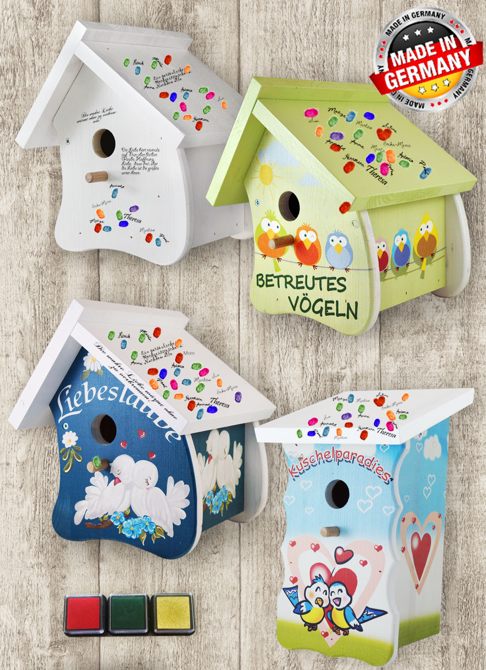 Hochzeits Geschenke
 Vogelhaus zur Hochzeit ♥ Hochzeitsspiel & Geldgeschenk