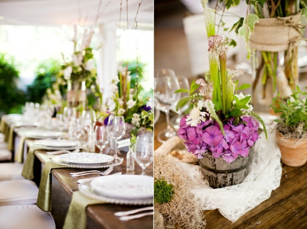 Hochzeitsdekoration Tisch
 Tischdeko Frühling 100 bezaubernde Ideen zum selber