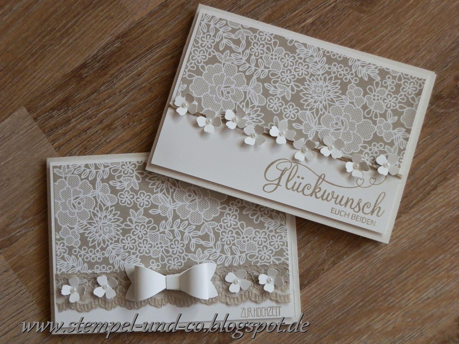 Hochzeitskarten
 Papierträume & Stempelliebe Hochzeitskarten