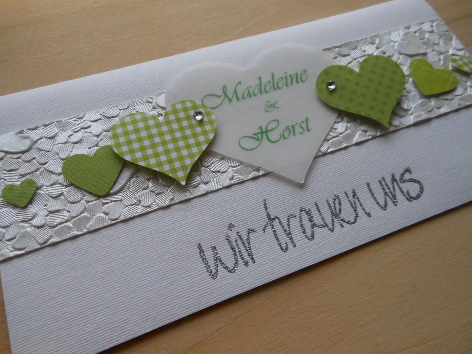 Hochzeitskarten Selber Machen
 Einladungskarten Hochzeit Selber Machen