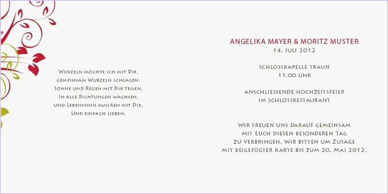 Hochzeitskarten Spruch
 Hochzeitskarten Spruch