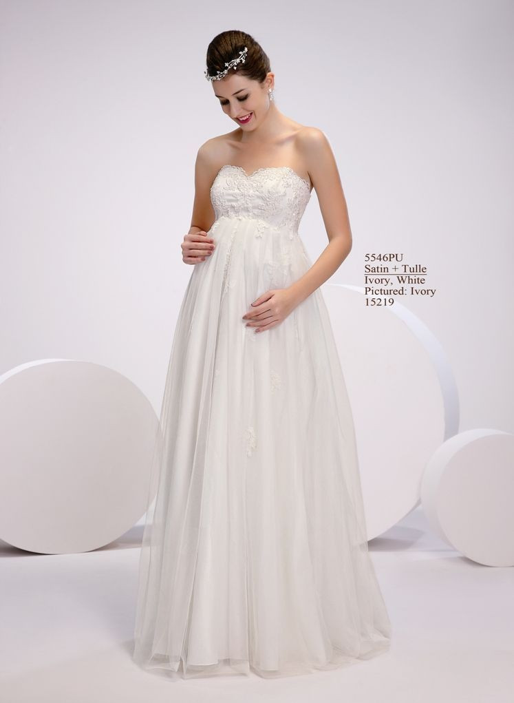 Hochzeitskleid Für Schwangere
 Amelie Brautkleider für Schwangere Kollektion 2015