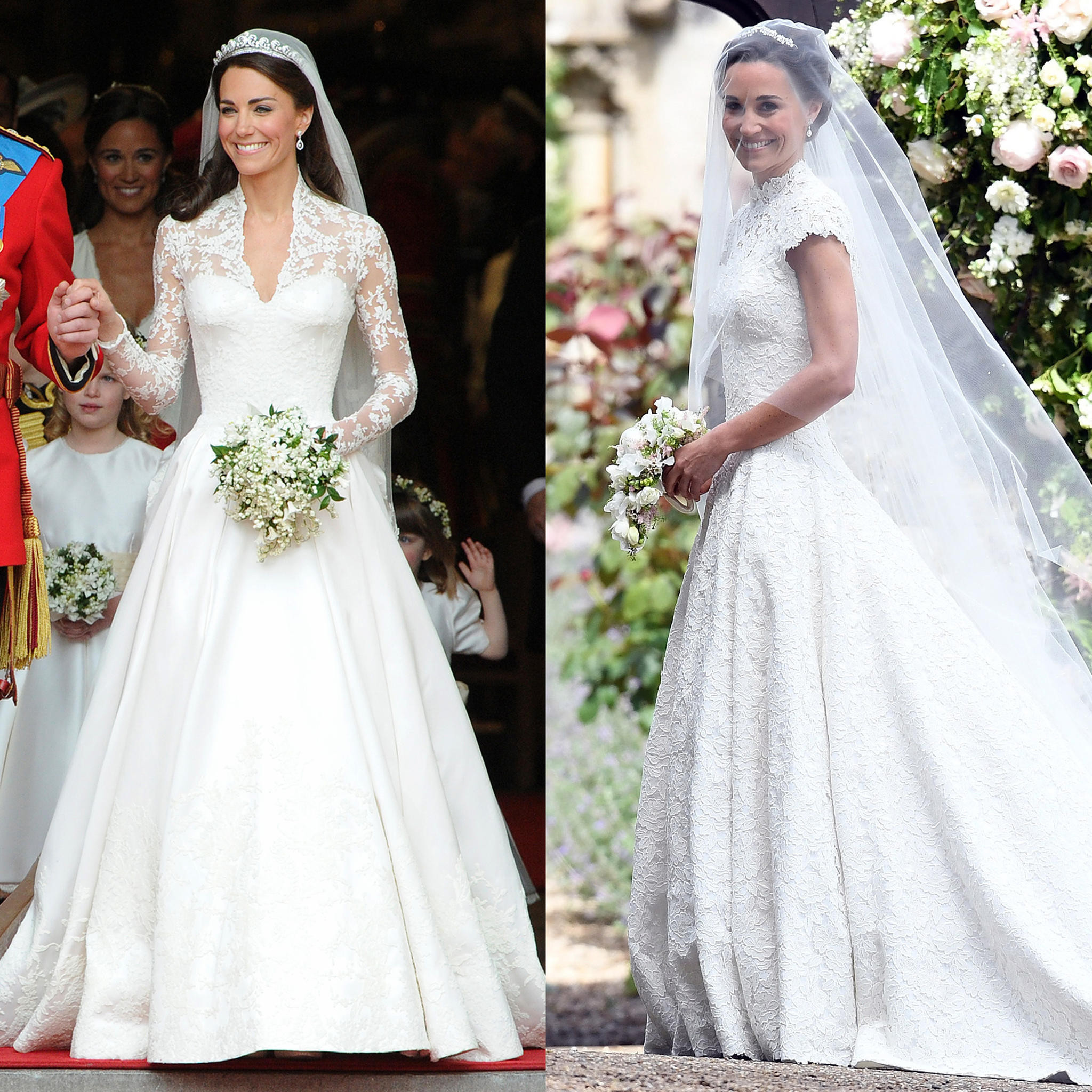 Hochzeitskleid Pippa Middleton
 Herzogin Catherine Pippa Middleton Ihre strengen