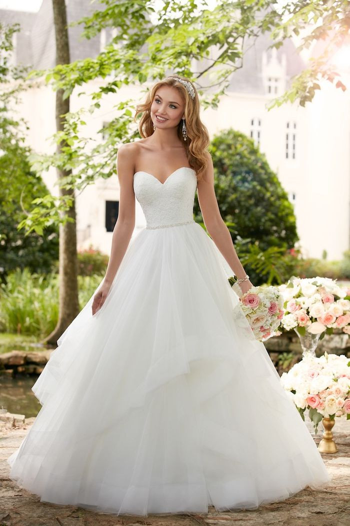 Hochzeitskleid Prinzessin Style
 1001 Prinzessinnen Brautkleid Modelle für märchenhafte