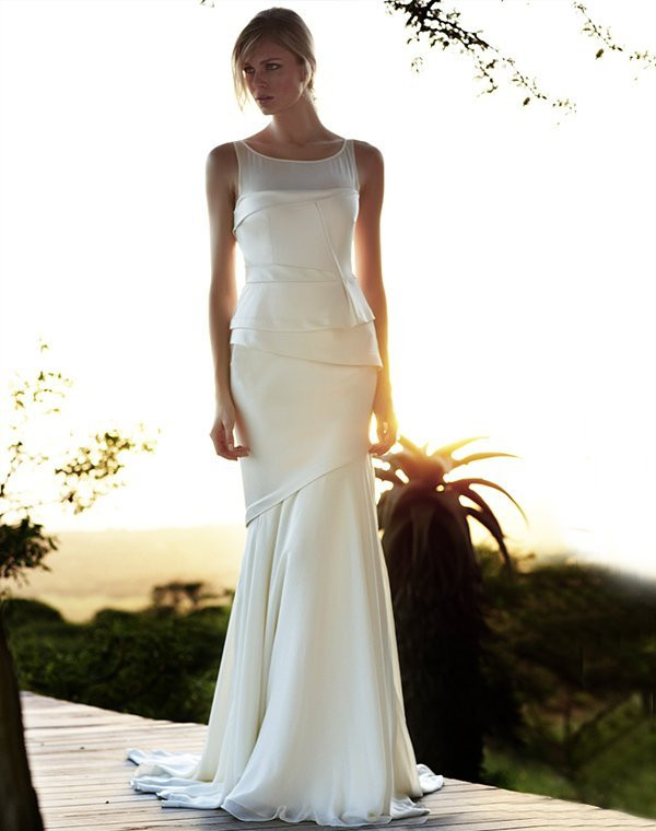 Hochzeitskleid Schlicht
 Schönste Brautmode für alle es schlicht und elegant mögen