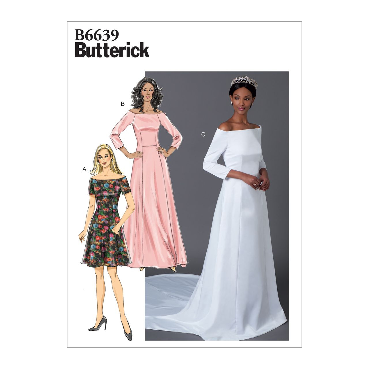 Hochzeitskleid Schnittmuster
 Butterick Schnittmuster 6639 Damen Kleid