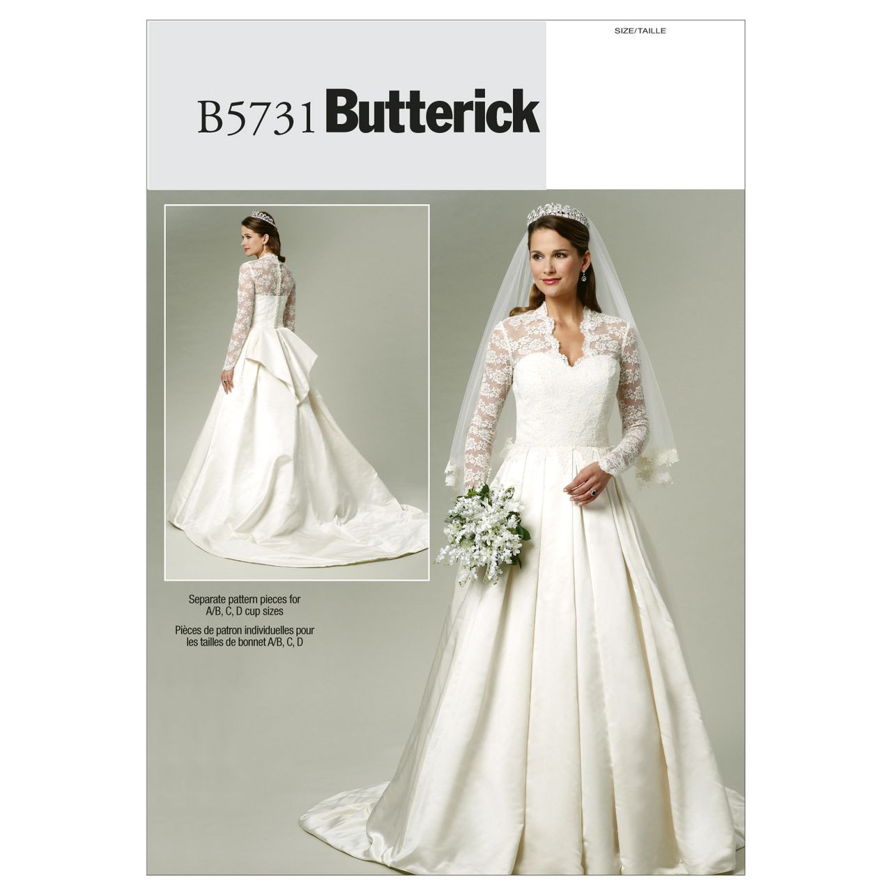 Hochzeitskleid Schnittmuster
 Butterick Schnittmuster 5731 Damen Hochzeitskleid