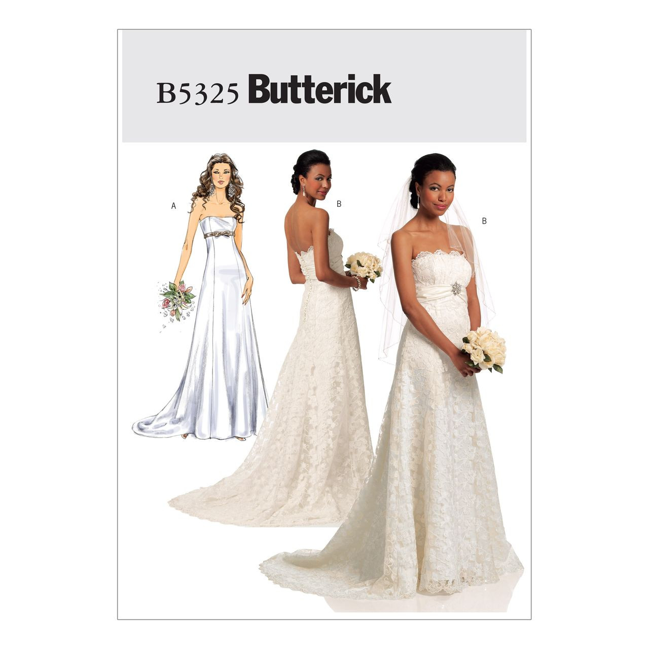 Hochzeitskleid Schnittmuster
 Butterick Schnittmuster 5325 Damen Hochzeitskleid