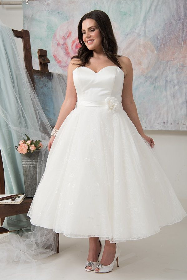 Hochzeitskleid Übergröße
 19 besten Plus Size Kleid kurz 50s Standesamt Dein