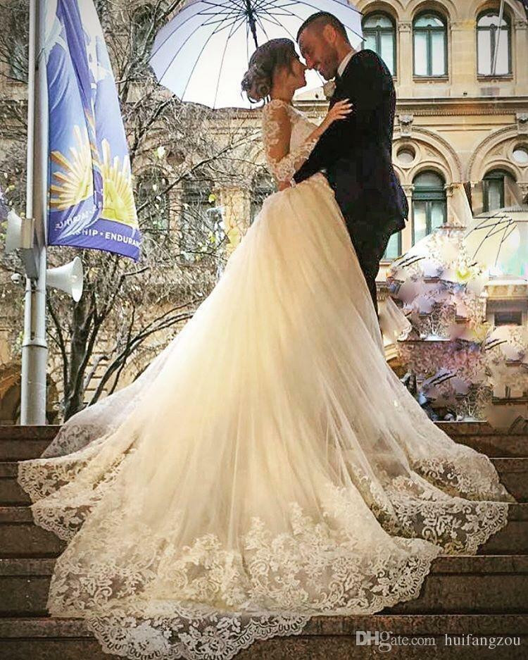 Hochzeitskleid Übergröße
 2018 NEU ABNEHMBAR Brautkleider Ballkleid Abendkleider