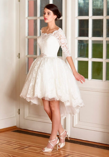 Hochzeitskleid Vokuhila
 Vokuhila Brautkleider ein absoluter Trend und Hingucker