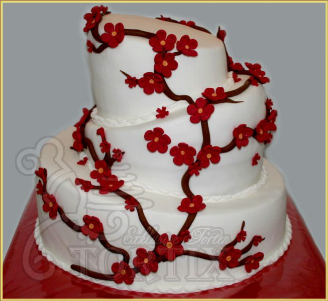 Hochzeitstorte 3 Stöckig
 Tortix Schiefe Hochzeitstorte 3 stöckig