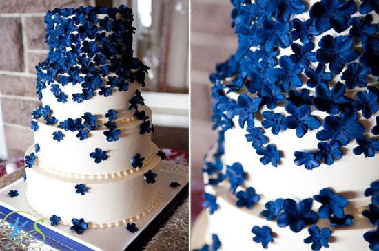 Hochzeitstorte Blau Weiß
 15 blume dekoration hochzeitstorte blau weiss Eine blaue