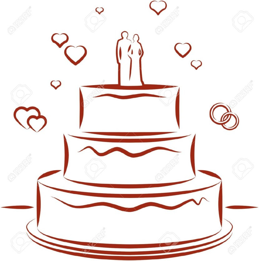Hochzeitstorte Clipart
 Wedding Cake Clip Art Clipartion