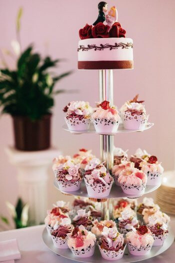 Hochzeitstorte Cupcakes
 Hochzeitstorte Cupcakes