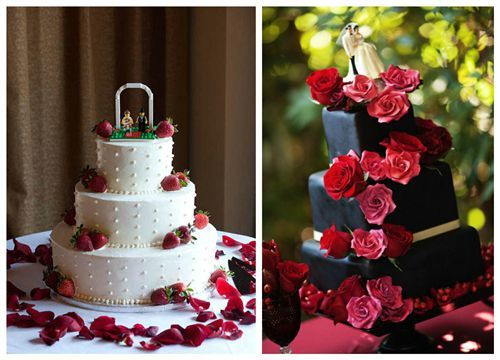 Hochzeitstorte Günstig
 Hochzeit in Rot – Farbe der Liebe