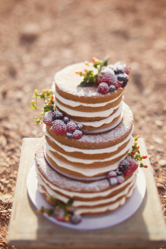 Hochzeitstorte Naked Cake
 o escolher o bolo de casamento Blog Meu Casamento