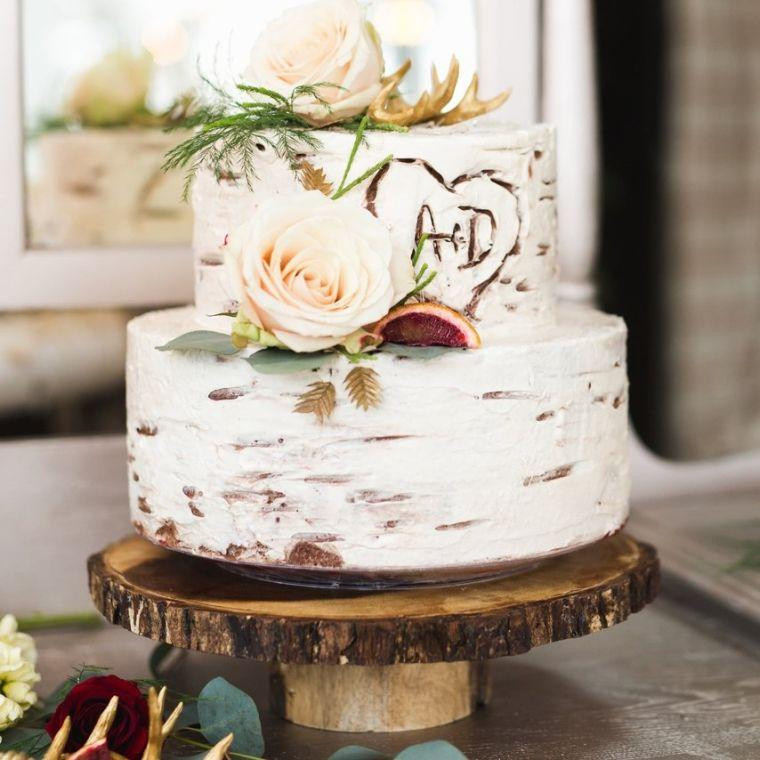 Hochzeitstorte Natur
 Natur Kuchendekoration 40 Ideen um Sie zu inspirieren