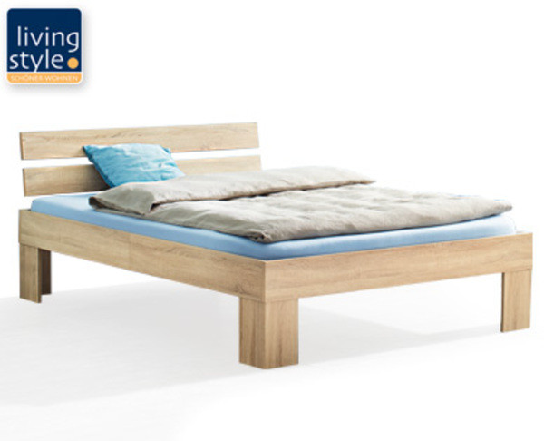 Holz Bett
 living style Holzbett von Aldi Süd ansehen DISCOUNTO