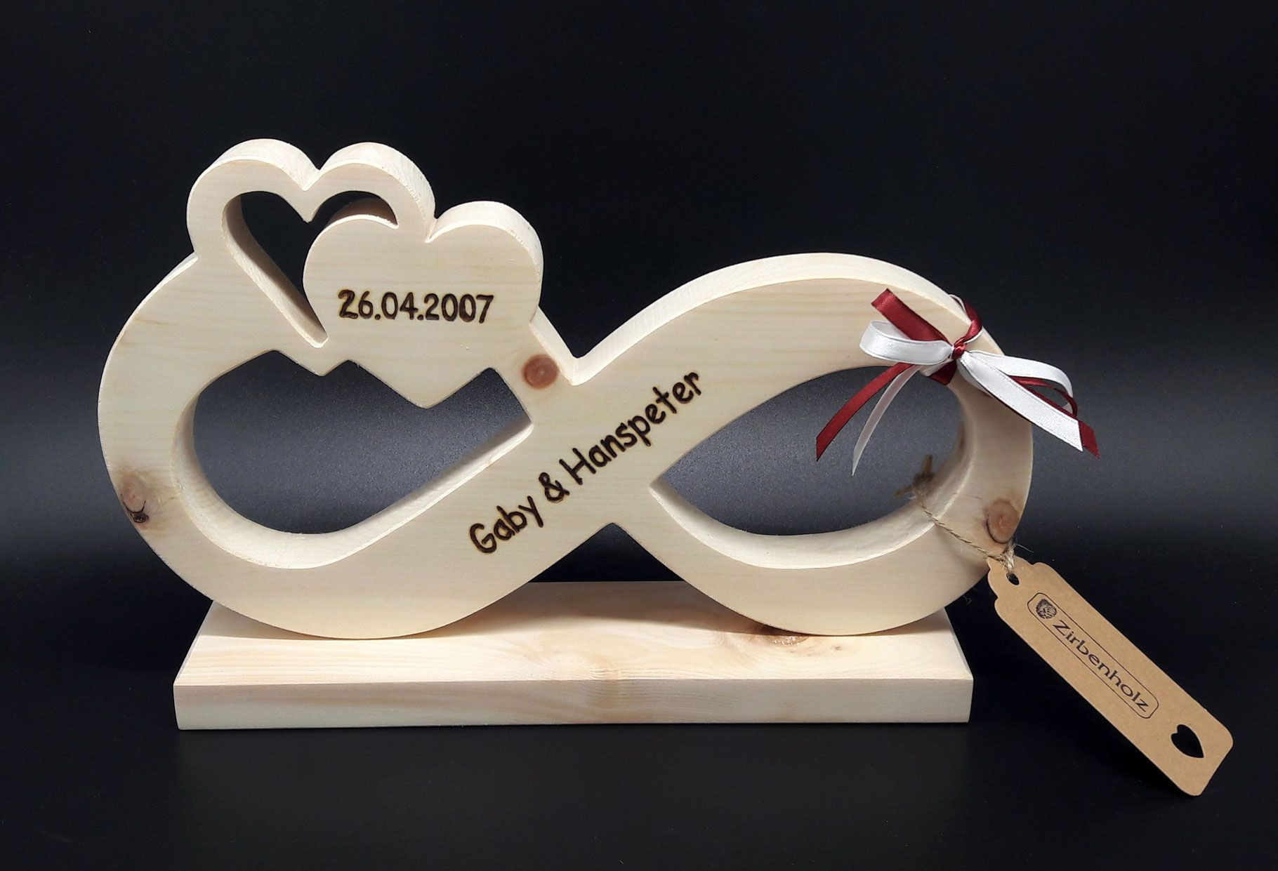 Holz Geschenke Hochzeit
 Originelle Hochzeitsgeschenke Ideen aus Zirben Holz zur