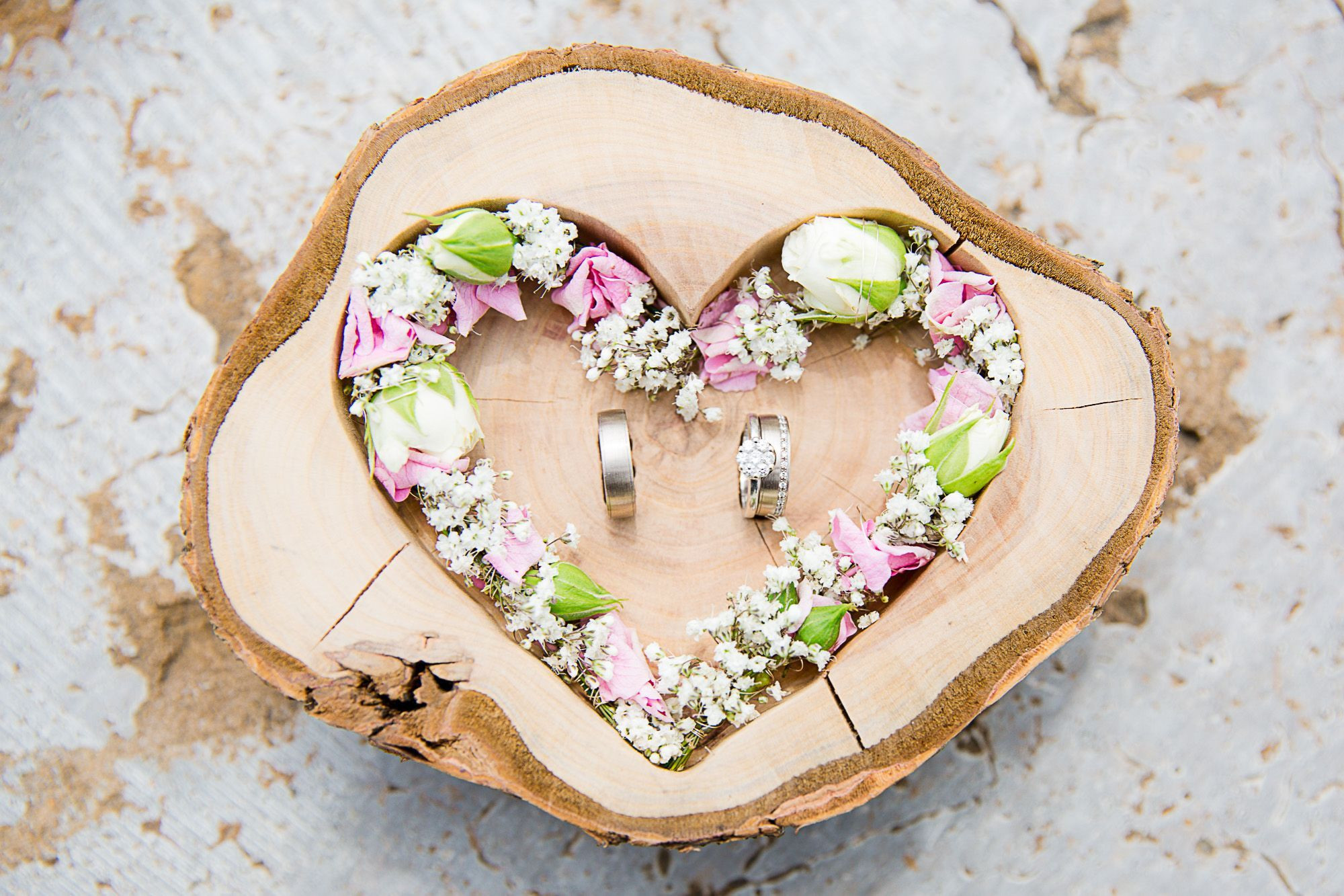 Holz Hochzeit
 Ringschale aus Holz für Hochzeit