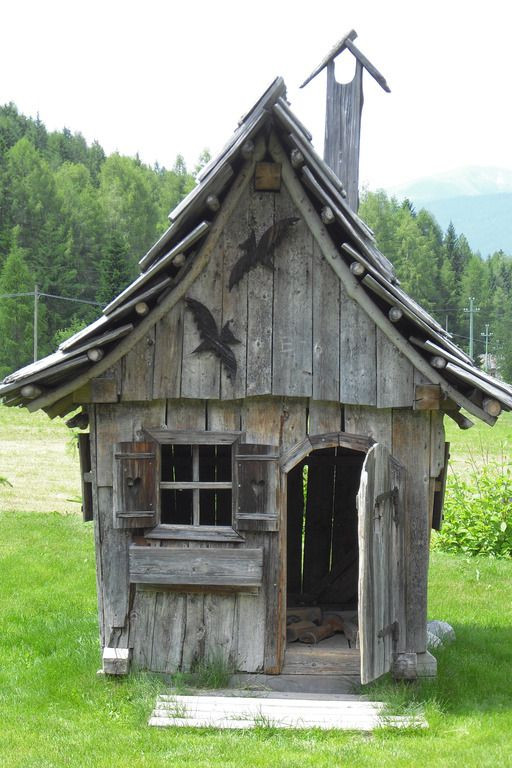 Holzhütte Garten
 Hexenhäuschen für Kleinsten Garten