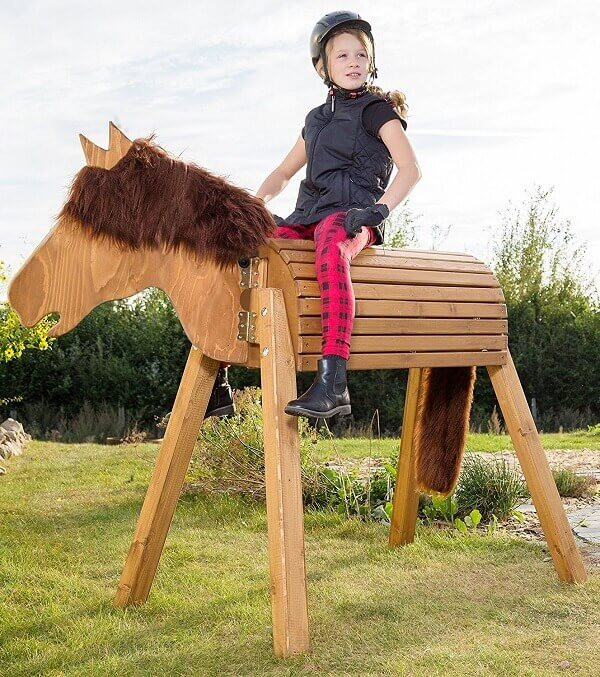 Holzpferd Garten
 Garten Einfach Holzpferd Für Garten überall Voltigierpferd