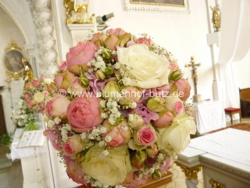 Hortensien Hochzeit
 Blumenhof Butz Rosen Hortensien Hochzeit im Juli