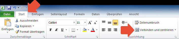 Html Tabelle Zellen Verbinden
 In Excel Zellen verbinden lernen