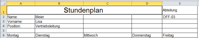 Html Tabelle Zellen Verbinden
 In Excel Zellen verbinden lernen