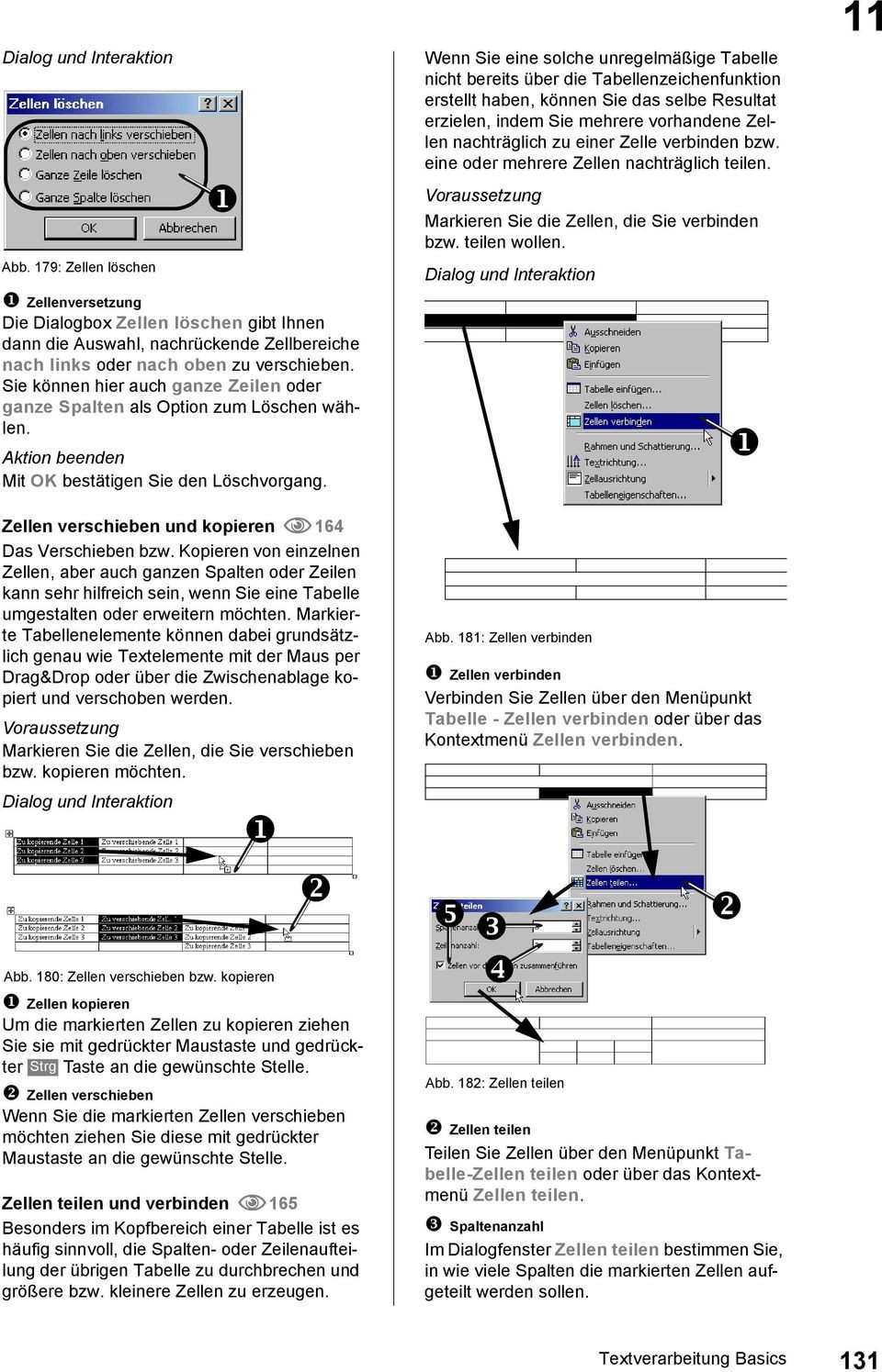 Html Tabelle Zellen Verbinden
 Tabellen Textverarbeitung Basics PDF