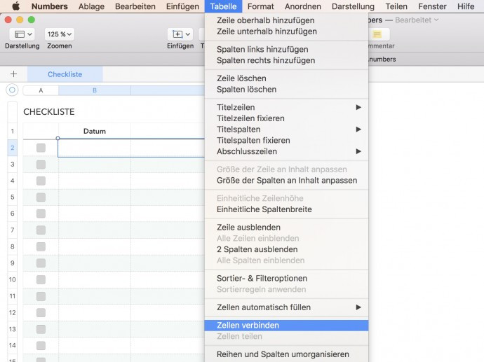 Html Tabelle Zellen Verbinden
 Numbers am Mac So verbinden Sie Zellen miteinander