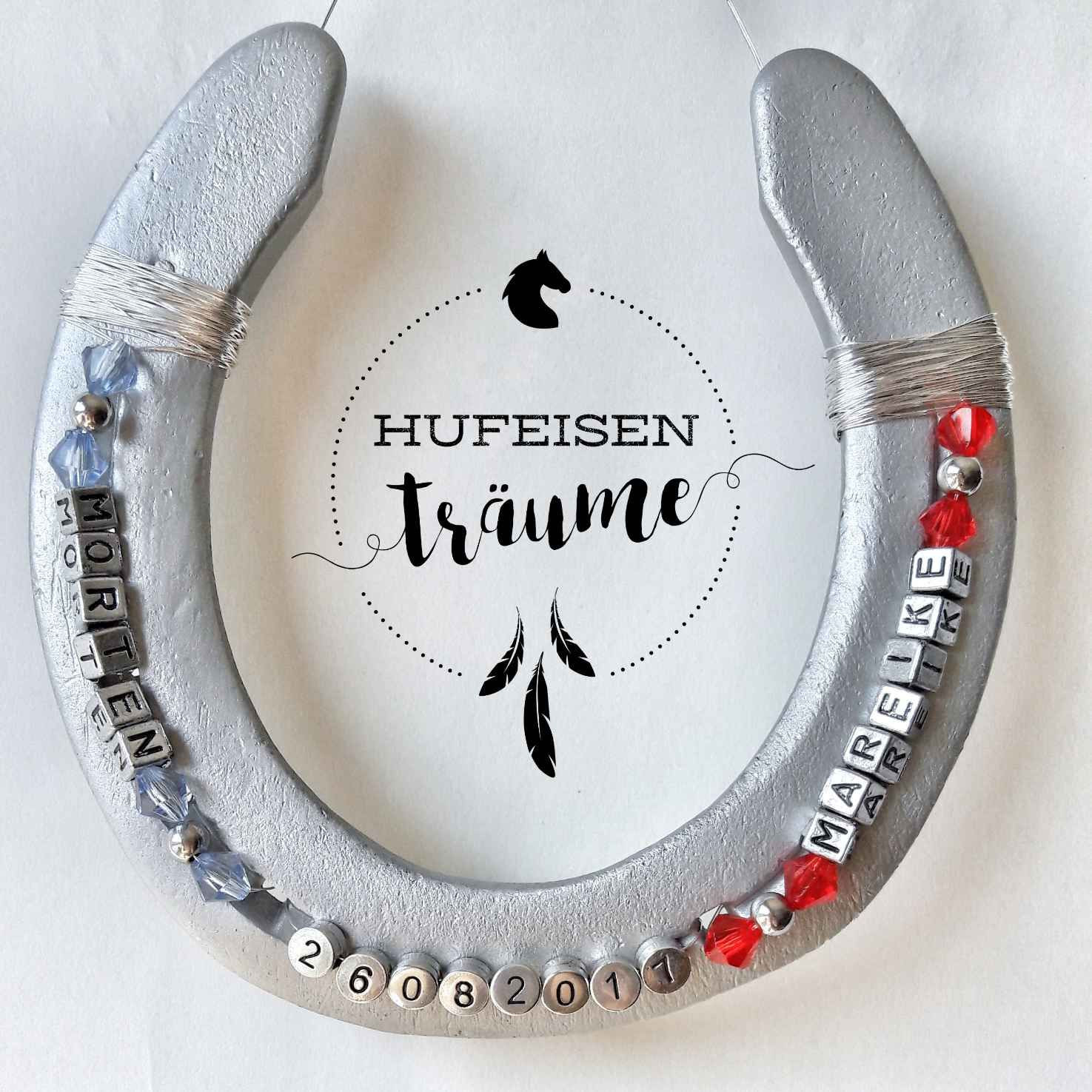 Hufeisen Hochzeit
 Hufeisen als Geschenk für Hochzeit Hufeisen verziert