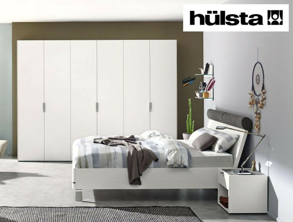 Hülsta Bett
 Hülsta Schlafzimmer Bett 180x200 Schrank 2x Nako FENA