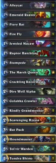 Hunter Deck
 un goro hunter decks Archives HS Decks and Guides