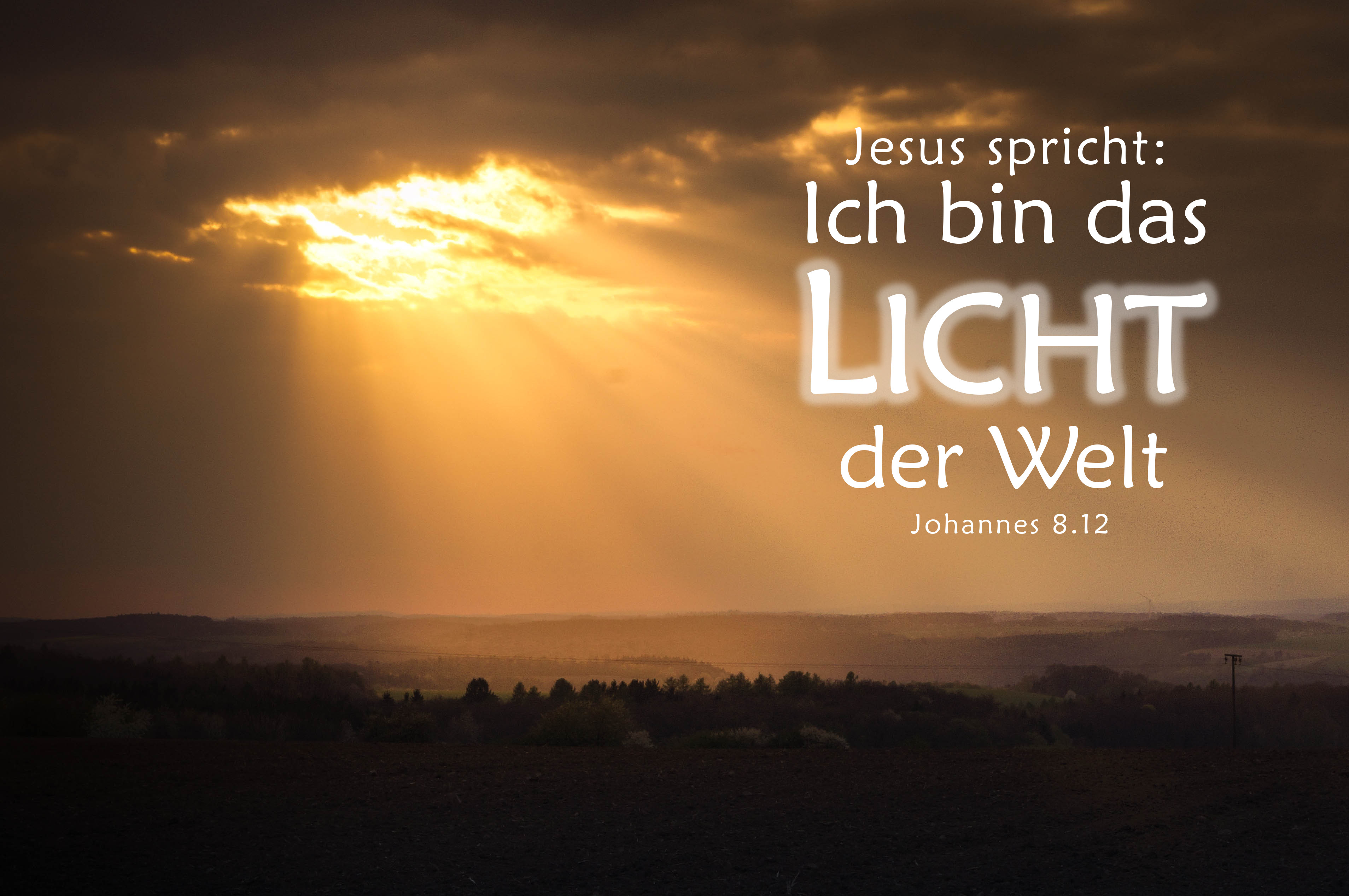 Ich Bin Das Licht Der Welt
 Jesus ist das Licht der Welt Wallpaper – Gladium spiritus