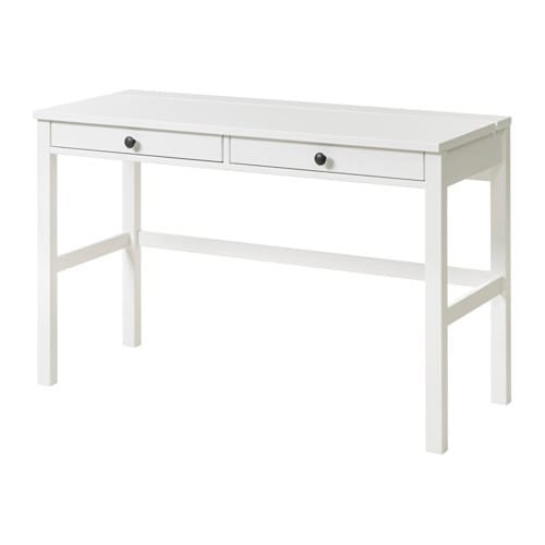 Ikea Hemnes Schreibtisch
 HEMNES Desk with 2 drawers white stain IKEA