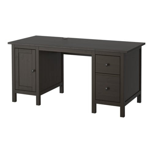 Ikea Hemnes Schreibtisch
 HEMNES Schreibtisch schwarzbraun IKEA