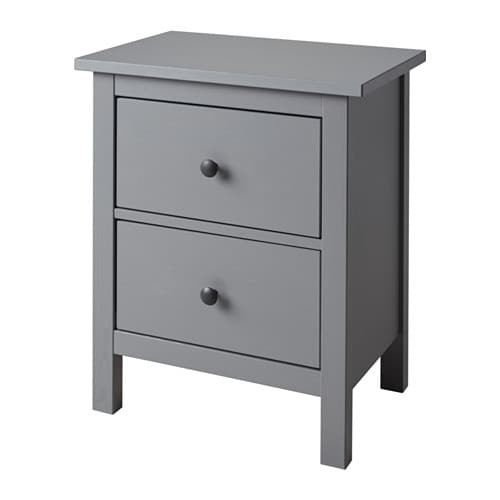 Ikea Kommode Grau
 HEMNES Kommode mit 2 Schubladen grau lasiert IKEA