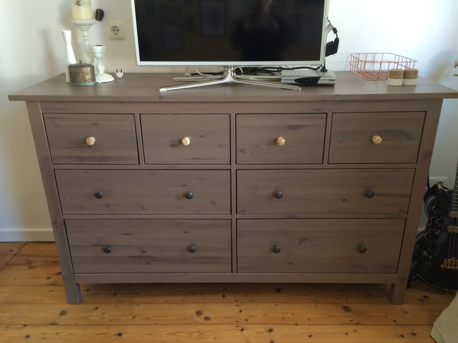 Ikea Kommode Grau
 Hemnes Graubraun