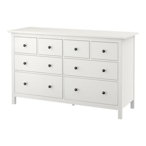 Ikea Kommode Hemnes
 HEMNES Kommode med 8 skuffer hvit beis IKEA